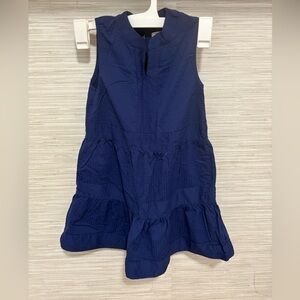 Girls Vineyard Vines Harbor dress navy blue XS (5-6)
